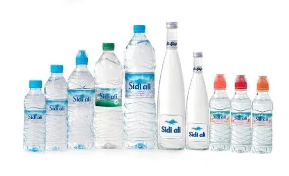 Sidi Ali bottled water on a table